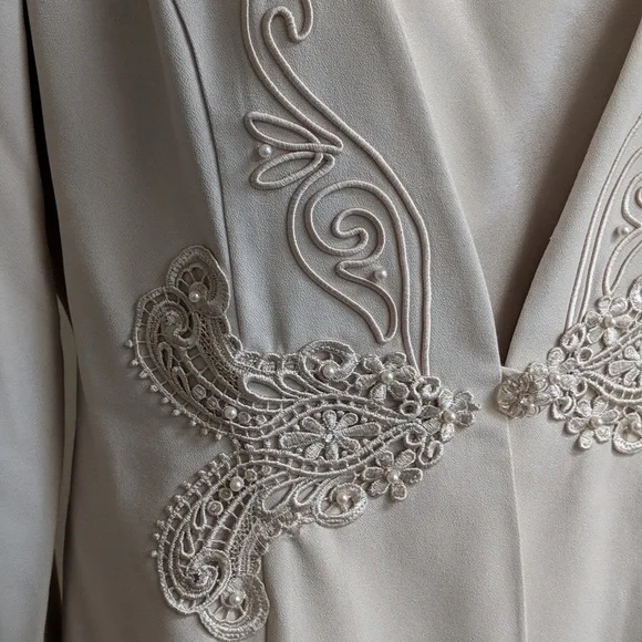 Vintage R M Richards Beaded Suit Jacket with Skirt - Picture 3 of 8